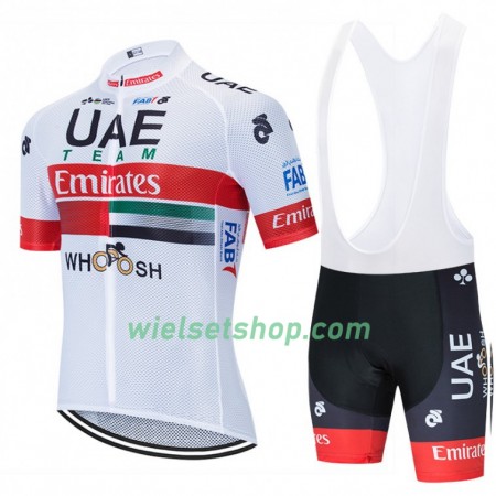 Fietskleding (Fietsshirt + Korte Koersbroek) 2020 UAE Team Emirates N001